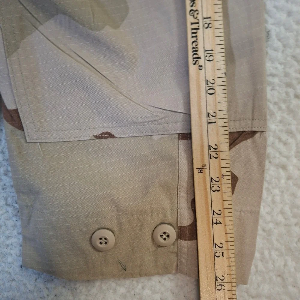 US Air Force Desert Camo Combat Coat Jacket XL Regular 3 Color BDU Master Sgt
